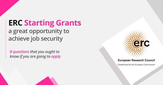 ERC Starting Grants: a great opportunity to achieve job security