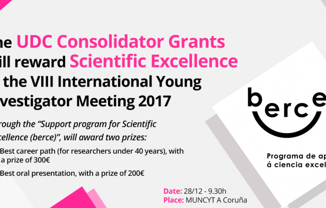 The UDC will reward Scientific Excellence in the VIII International Young Investigator Meeting 2017