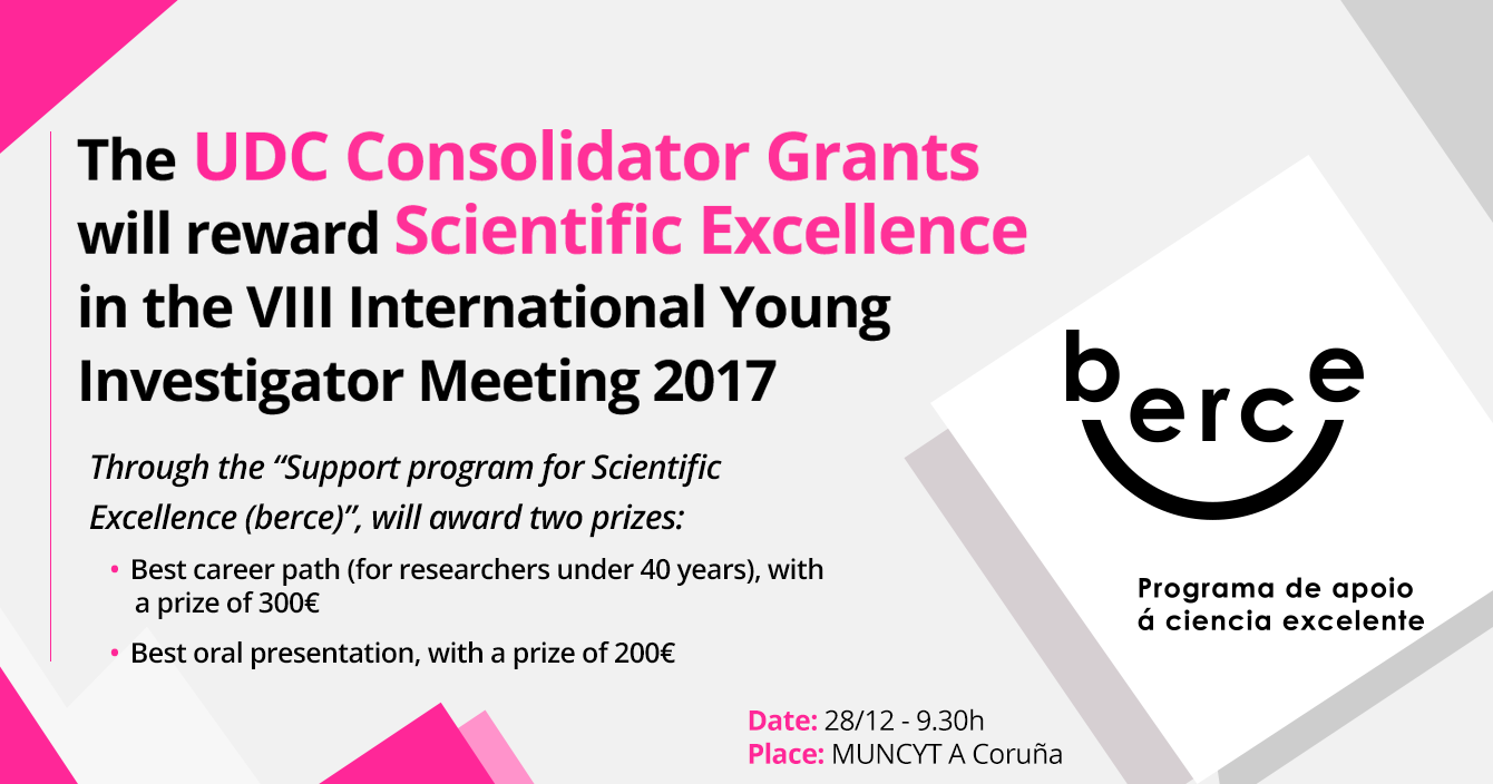 The UDC will reward Scientific Excellence in the VIII International Young Investigator Meeting 2017